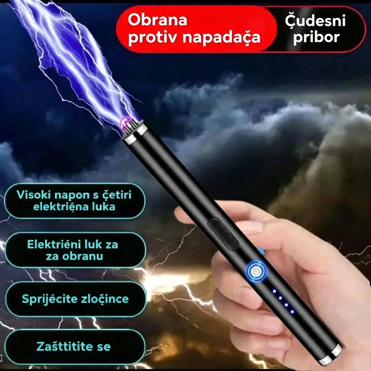 🎁50% POPUSTA🎁 Svjetiljka za samoobranu 4 u 1 Arc