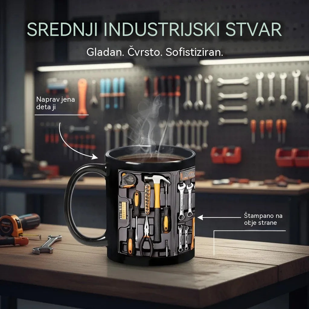 🔥【Kupite jedan, dobijte jedan gratis】☕Šalica s vrhunskim setom alata za mehaničare