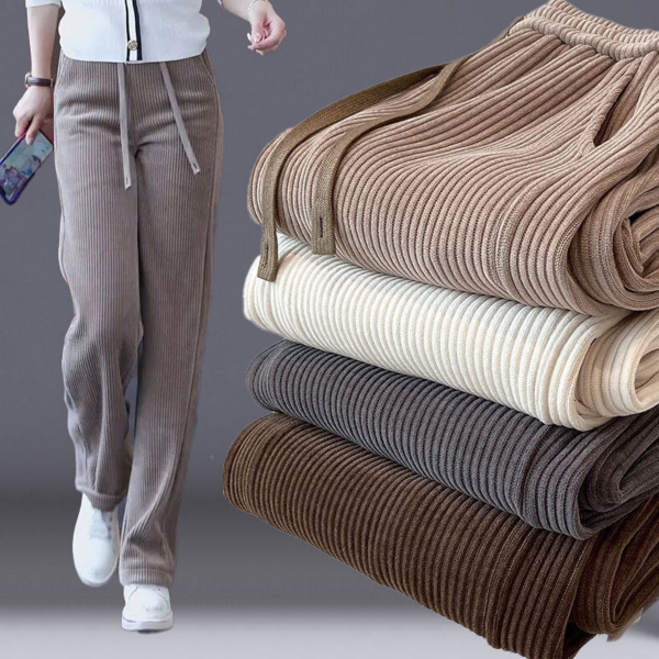 🔥【M-3XL】👖Nové dámske elastické voľné nohavice(💞40-110KG）