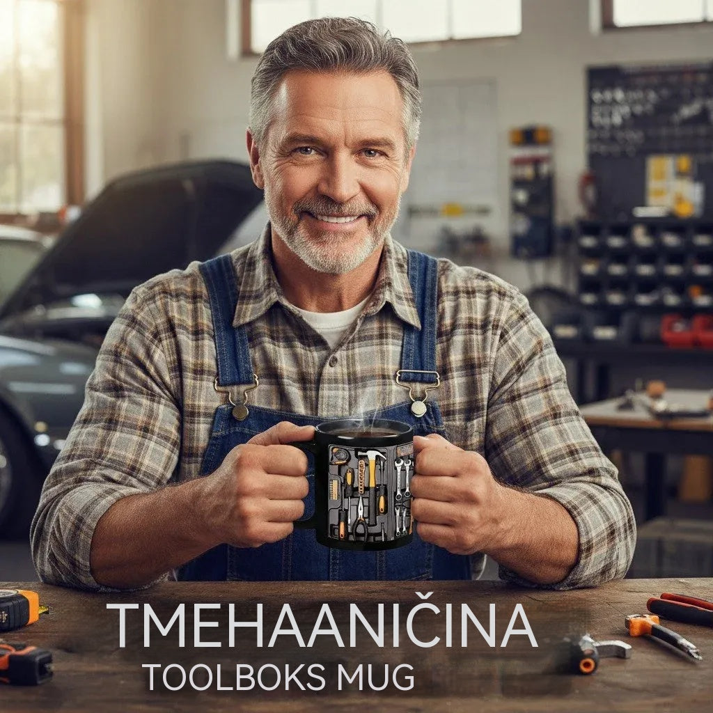 🔥【Kupite jedan, dobijte jedan gratis】☕Šalica s vrhunskim setom alata za mehaničare