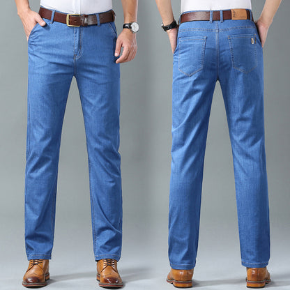 👖👖 Jednoduché, ležérne a všestranné pánske džínsy pre väčšie veľkosti