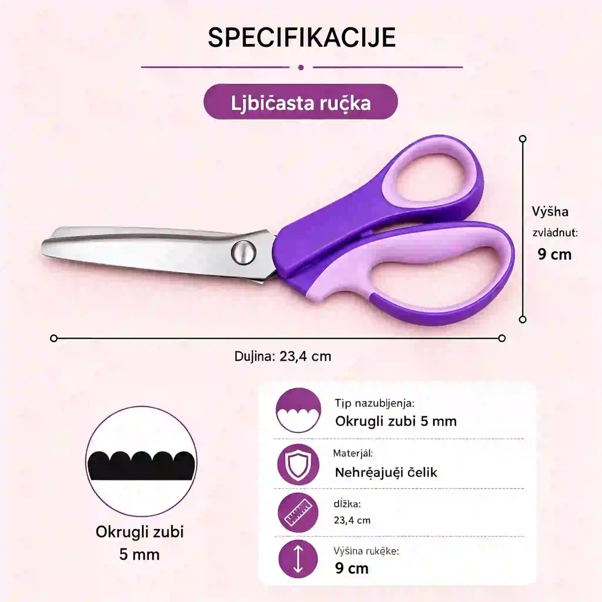 ✂️🧵Višenamjenske škare za rukotvorine, lako stvarajte prekrasnu čipku!