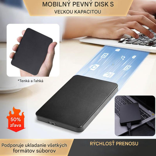 【Posledný deň so zľavou 50 %】Prenosný pevný disk 20 TB