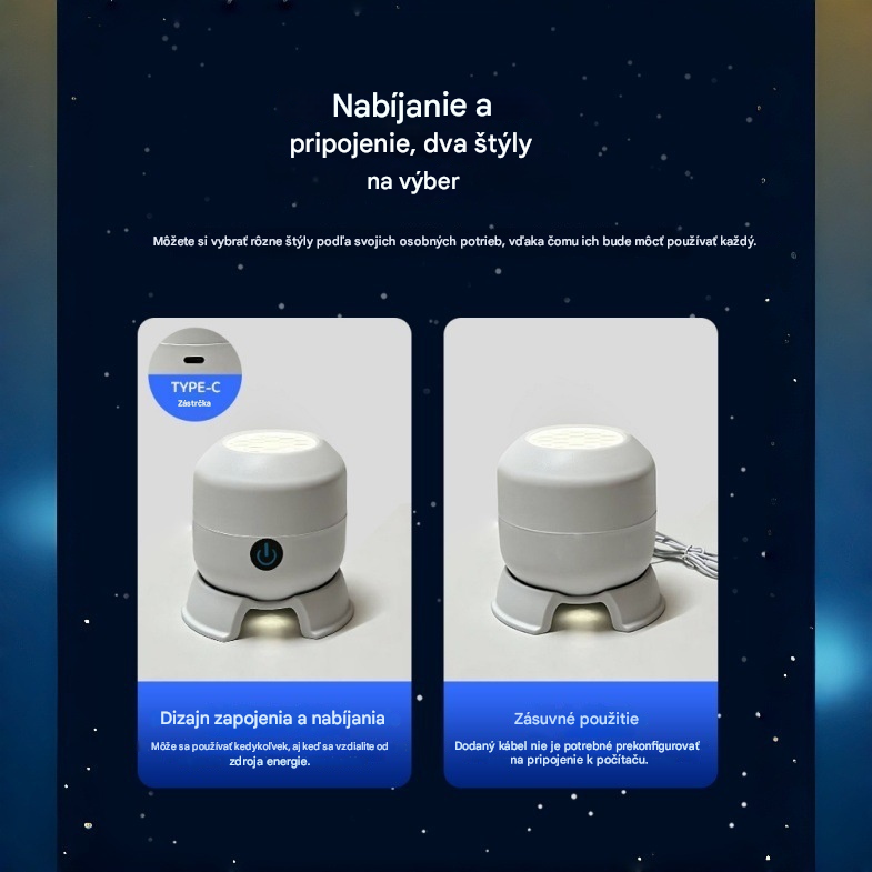 【Nový štýl, polovičná cena po obmedzenú dobu】Dynamický rotujúci LED projektor
