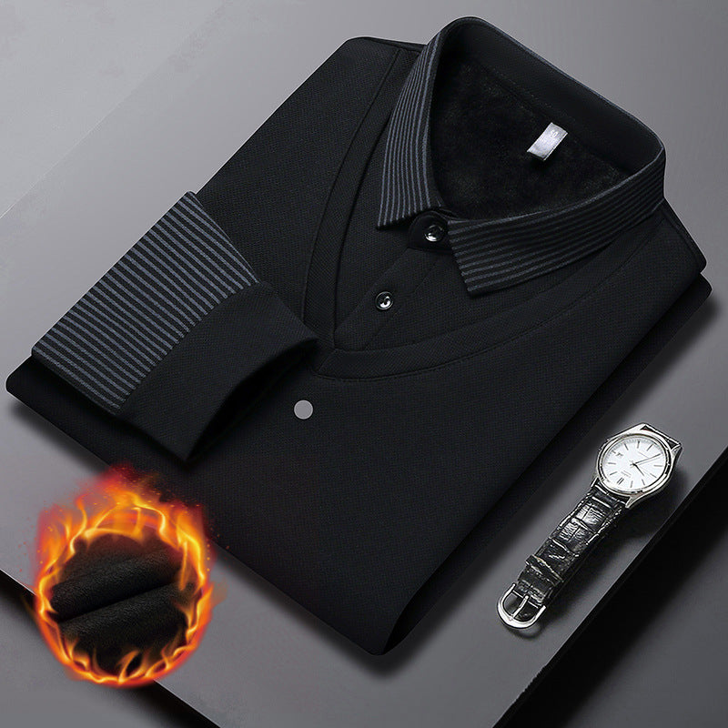 【M-4XL】Dvodijelna POLO majica s lažnim prugama