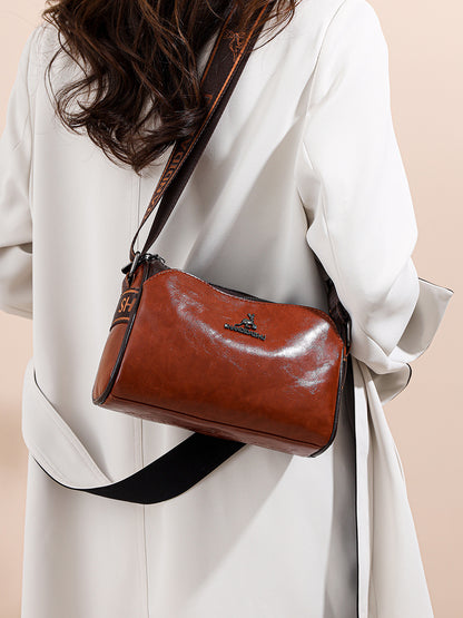 🔥👜【30% de descuento】👜Bolso de cuero suave de gran capacidad, bolso de hombro para mujer