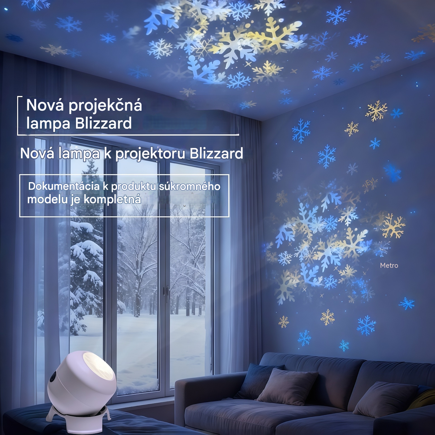 【Nový štýl, polovičná cena po obmedzenú dobu】Dynamický rotujúci LED projektor