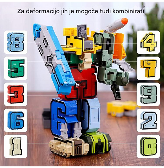 🔥【Najbolje prodajana】🧒Digitalno transformirajoča se robotska igrača za otroke