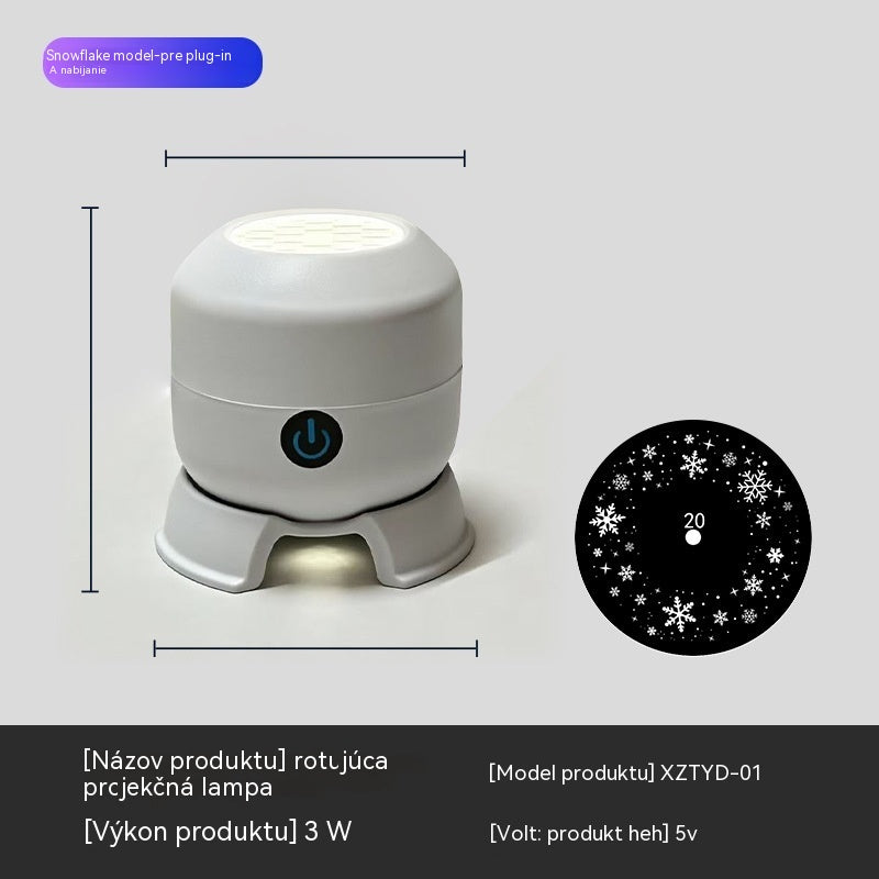 【Nový štýl, polovičná cena po obmedzenú dobu】Dynamický rotujúci LED projektor