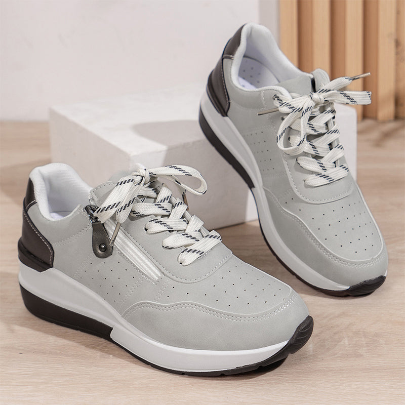 🔥👟【Akcija – 40% popusta】Nove ženske moderne i udobne casual tenisice, lagane i protuklizne, sa bočnim patentnim zatvaračem