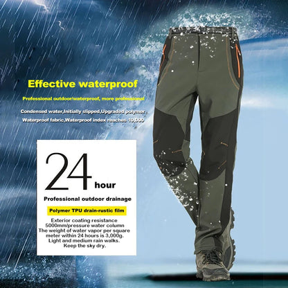 🔥Najprodavaniji proizvod🔥【S-5XL】Muške mekane planinarske hlače, vodootporne, vjetrootporne i prozračne, s toplom flis podstavom, idealne za aktivnosti na otvorenom