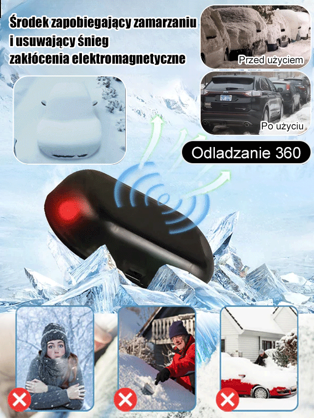 🔥🔥Orodja za odstranjevanje snega iz avtomobilov, posebna orodja za odmrzovanje in taljenje snega z oken