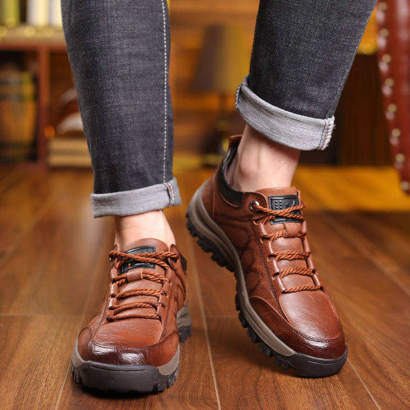 🔥👞Najbolje prodajani 40 % popust – Novi modni moški usnjeni čevlji za začetek jeseni 2025, izjemno udobni