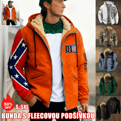 🔥Горещи продажби🔥🧥【S-5XL】Нова мъжка блуза с качулка и цип, ретро, с триизмерна дигитална печат