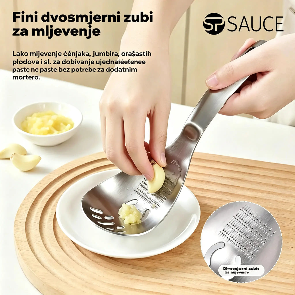 🔥50% popusta🔥🥄Višenamjenska žlica i cjedilo od nehrđajućeg čelika 304