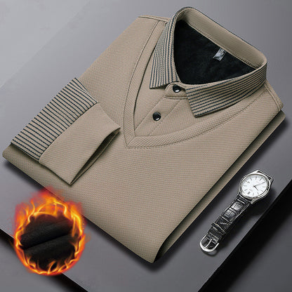 【M-4XL】Dvodijelna POLO majica s lažnim prugama